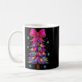 Mug Preppy Coquette Tree Christmas Crew 2025 Family Ma (Gauche)