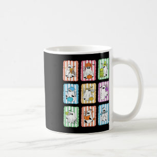 Mug Preppy Ghost Lecture Livres Enseignant Halloween L