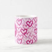 Mug Preppy Hearts Pink (Centre)