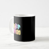 Mug Preppy Kindergarten Teacher Team Bow Retour À L'Éc (Devant gauche)