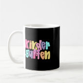 Mug Preppy Kindergarten Teacher Team Bow Retour À L'Éc (Gauche)