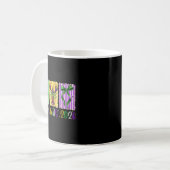 Mug Preppy Mardi Gras 2026 Crawfish Bow Fleur De Lis W (Devant gauche)