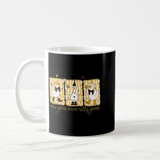 Mug Preppy New Year Same Silly Goose Coquette Bow Happ (Gauche)