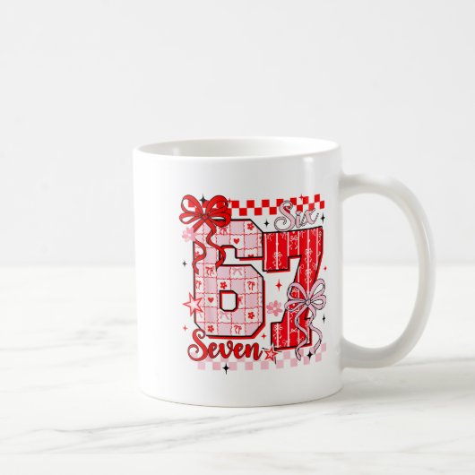 Mug Preppy Nk Valentine 67 Six Seven Meme Valentines D (Droite)