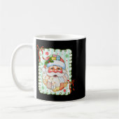 Mug Preppy Santa Claus Christmas Patchwork Santa Xmas (Gauche)