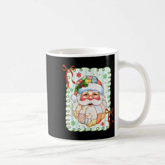 Mug Preppy Santa Claus Christmas Patchwork Santa Xmas (Droite)