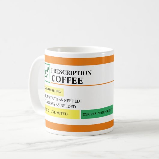 Mug Prescription (Devant gauche)