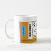 Mug Prescription d'attitude positive RX (Gauche)