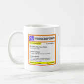 Mug Prescription drôle de rx (Gauche)