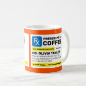 Mug Prescription entièrement personnalisée (Devant droit)