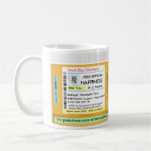 Mug Prescription heureuse de RX CustomizeABLEs (Gauche)