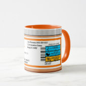 Mug Prescription personnalisée de la meilleure grand-m (Devant droit)