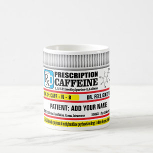 Mug Prescription RX Caffeine