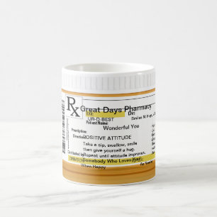 Mug Prescription RX d'attitude positive