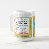 Mug Prescription RX pour la santé (Devant gauche)