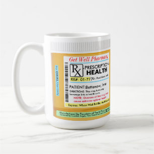 Mug Prescription RX pour la santé