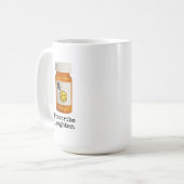 Mug Prescrire la boue de rire (Devant gauche)