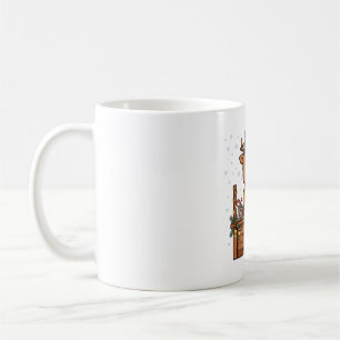 Mug Présentation de Chocolat Chaud au Renne Art de Noë