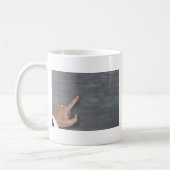 Mug Présentation manuelle du concept sur le modèle d'e (Gauche)