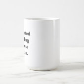 Mug Présenté mais disposé à discuter de la Palestine (Centre)