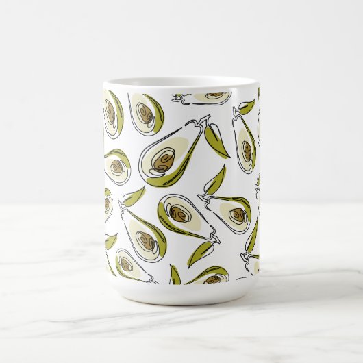 Mug présente un adorable Avocado. (Centre)