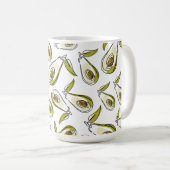 Mug présente un adorable Avocado. (Devant droit)