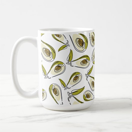 Mug présente un adorable Avocado. (Gauche)