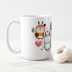 Mug présente une jolie illustration.