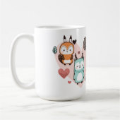 Mug présente une jolie illustration. (Gauche)