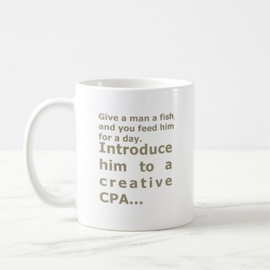 Mug Présentez-le à CPA créatif (Gauche)