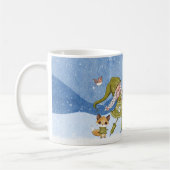 Mug Présents de renard de lutins de vacances (Gauche)