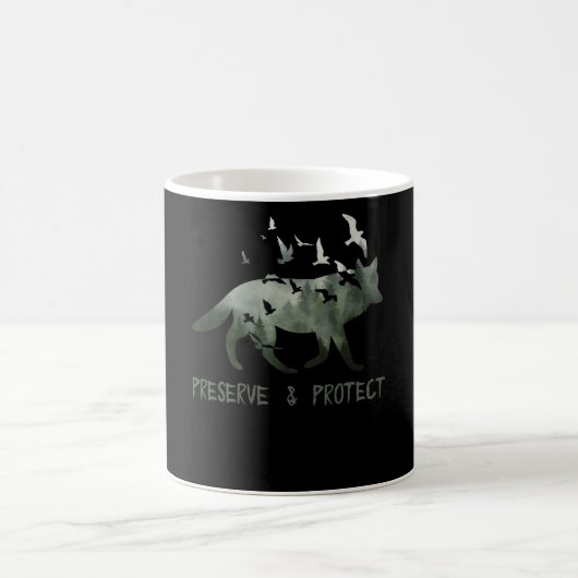 Mug Préserver et protéger le loup du parc national (Centre)