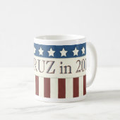 Mug Président 2016 bannière étoilée de Ted Cruz (Devant droit)