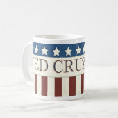 Mug Président 2016 bannière étoilée de Ted Cruz (Devant gauche)