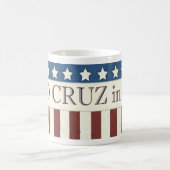 Mug Président 2016 bannière étoilée de Ted Cruz (Centre)