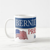 Mug Président 2016 de ponceuses de Bernie patriote (Gauche)