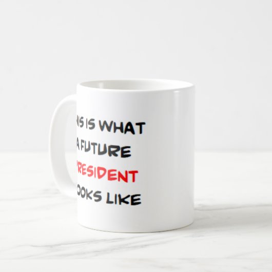 Mug président, avenir (Devant gauche)