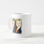 Mug Président Bill Clinton et Président Hillary Clinto (Devant gauche)