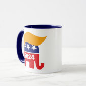 Mug Président Donald Trump 2024 République Populaire d (Devant gauche)