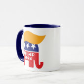 Mug Président Donald Trump 2024 République Populaire d (Devant gauche)