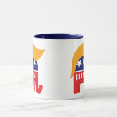 Mug Président Donald Trump GOP Elephant Hair (Centre)