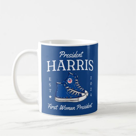 Mug Président Harris 2024 Première femme Présidente (Gauche)