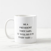 Mug  President Present,Gift Idea for President (Gauche)