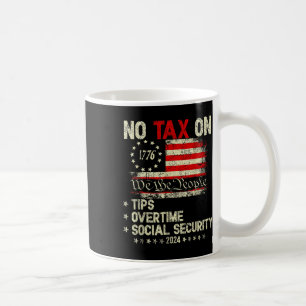 Mug Président Trump 2024 Pas D'Impôt Sur Les Pourboire