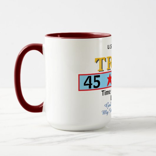 Mug Président Trump 45 47 (Gauche)