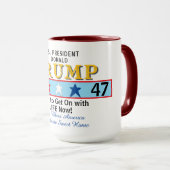 Mug Président Trump 45 47 (Devant droit)
