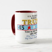 Mug Président Trump 45 47 (Devant gauche)