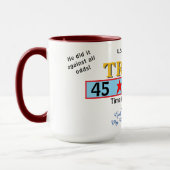 Mug Président Trump 45 47 Dieu bénisse l'Amérique (Gauche)