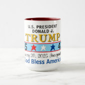 Mug Président Trump 45 47 Inauguration (Centre)