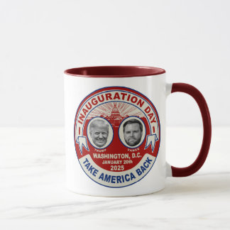 Mug Président Trump JD Vance Jour d'inauguration Souve